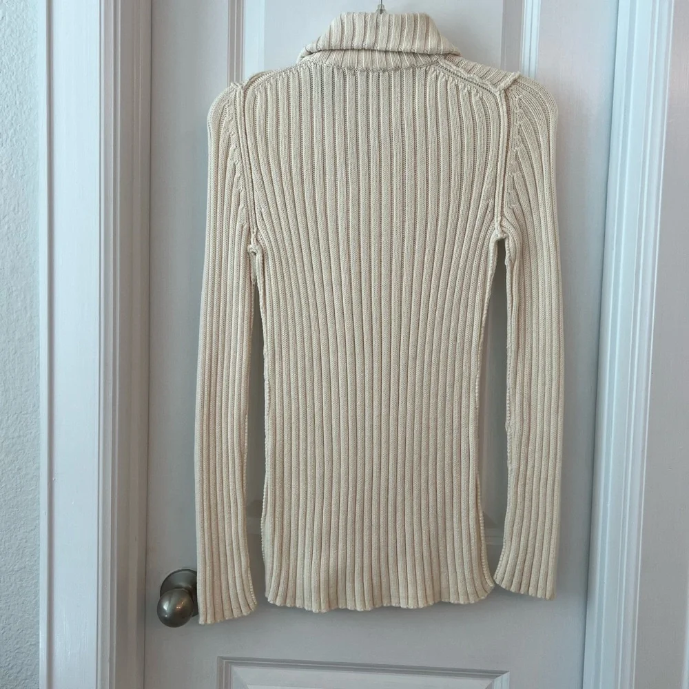 Moda International by Victoria’s Secret - Cream Ribbed Cardigan - Picture 2 of 3